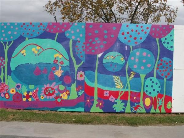 Ravensbourne Primary School's mural which has gone missing